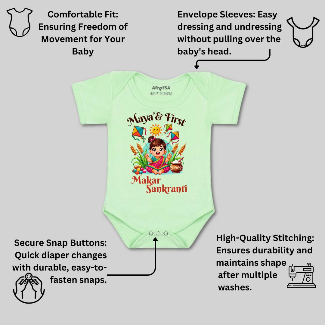 Arvesa My First Makar sankranti  Baby Boy & Girl Dress
