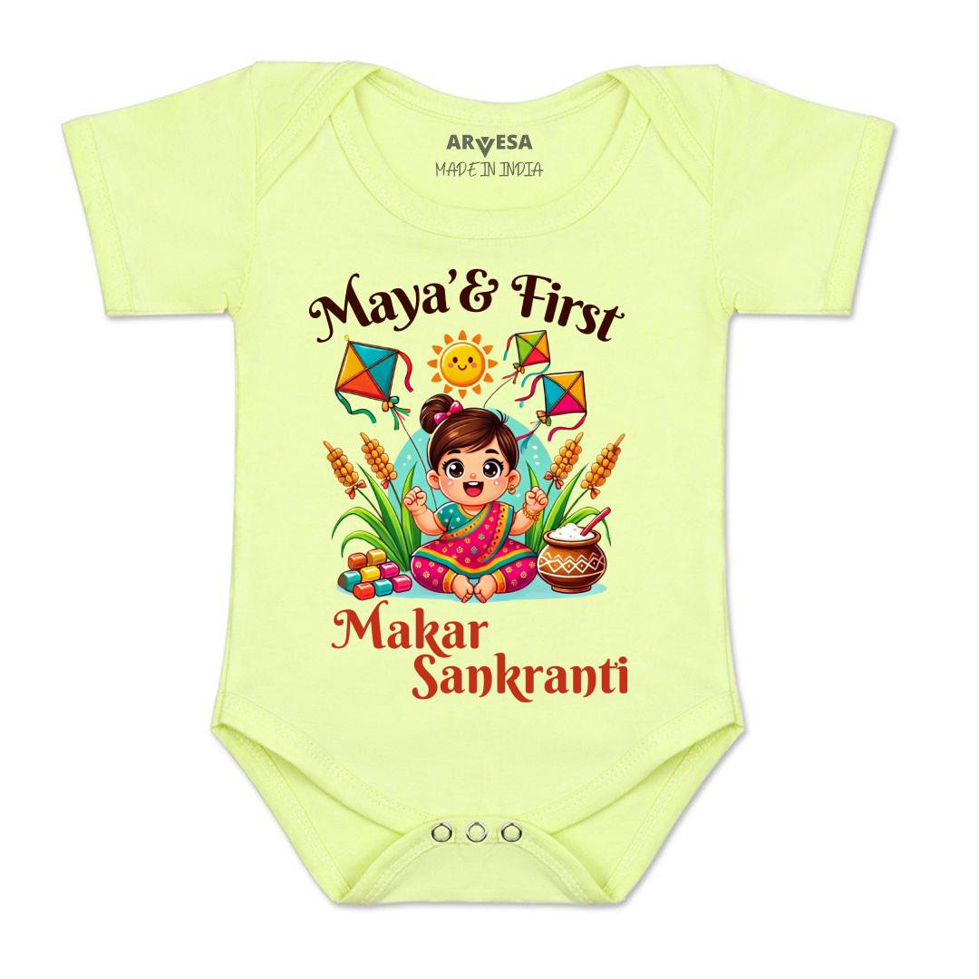 Arvesa My First Makar sankranti  Baby Boy & Girl Dress