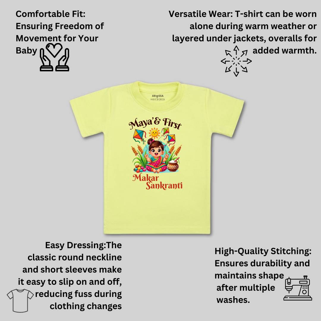 Arvesa My First Makar sankranti  Baby Boy & Girl Dress