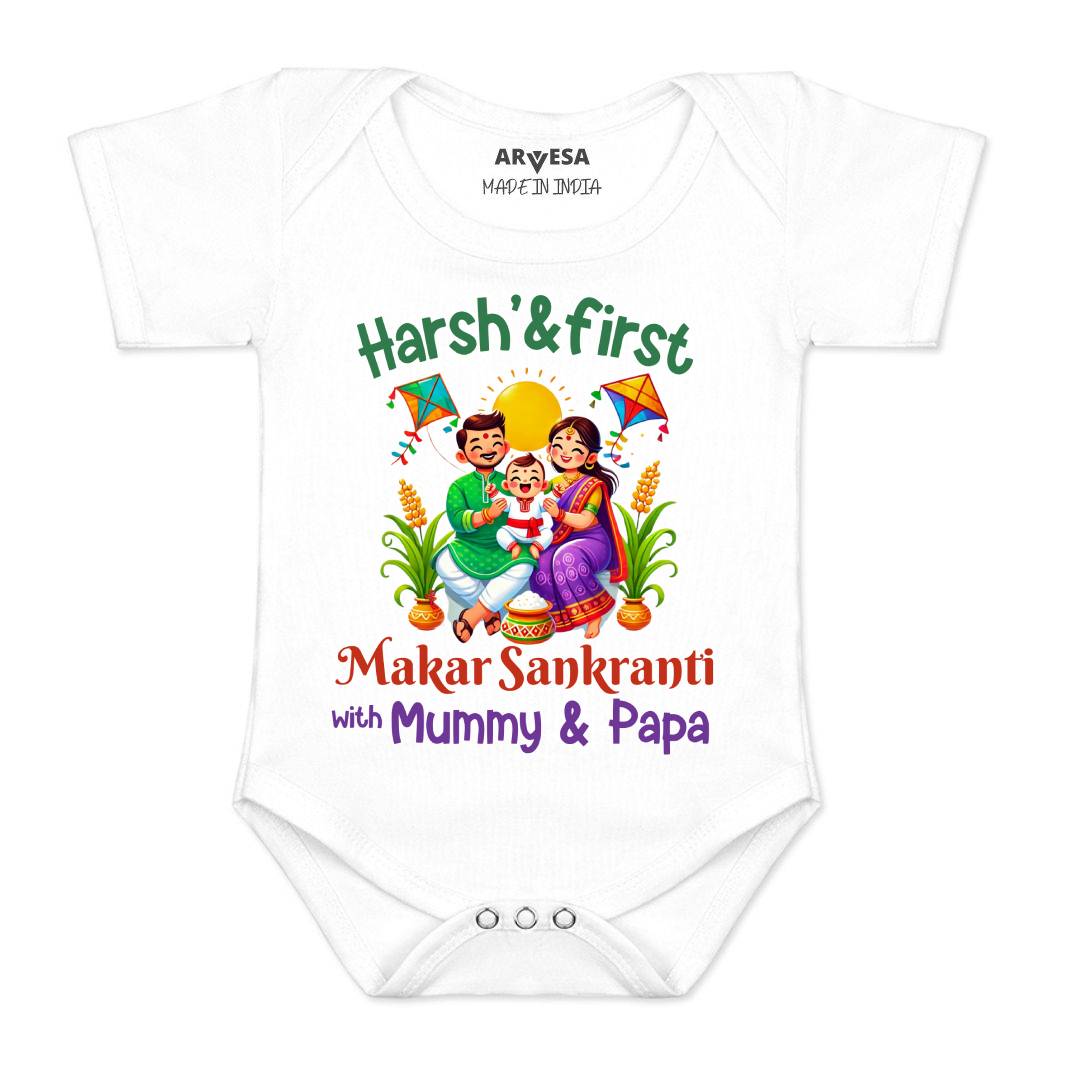 Arvesa My First Makar sankranti  Baby Boy & Girl Dress