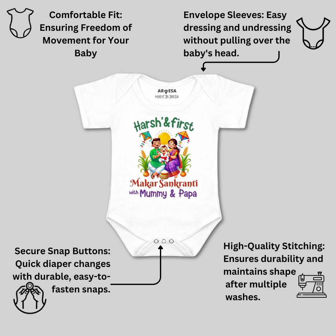 Arvesa My First Makar sankranti  Baby Boy & Girl Dress