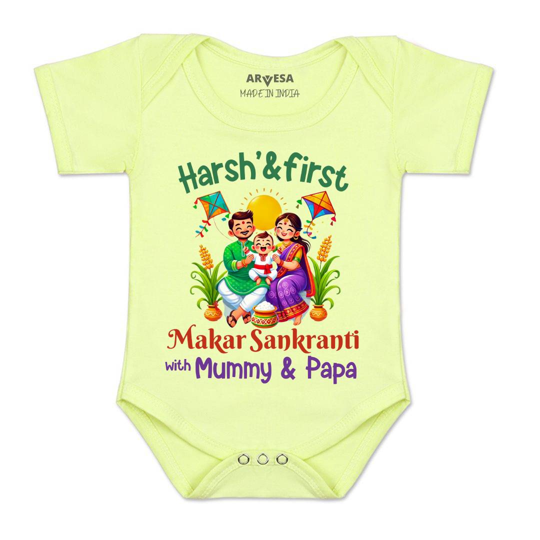 Arvesa My First Makar sankranti  Baby Boy & Girl Dress
