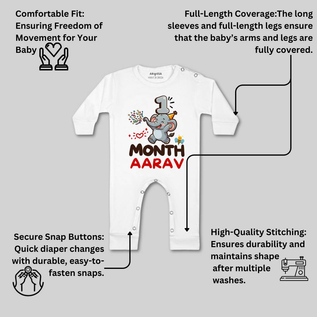 Arvesa 1 Month Baby Boy & Girl Dress