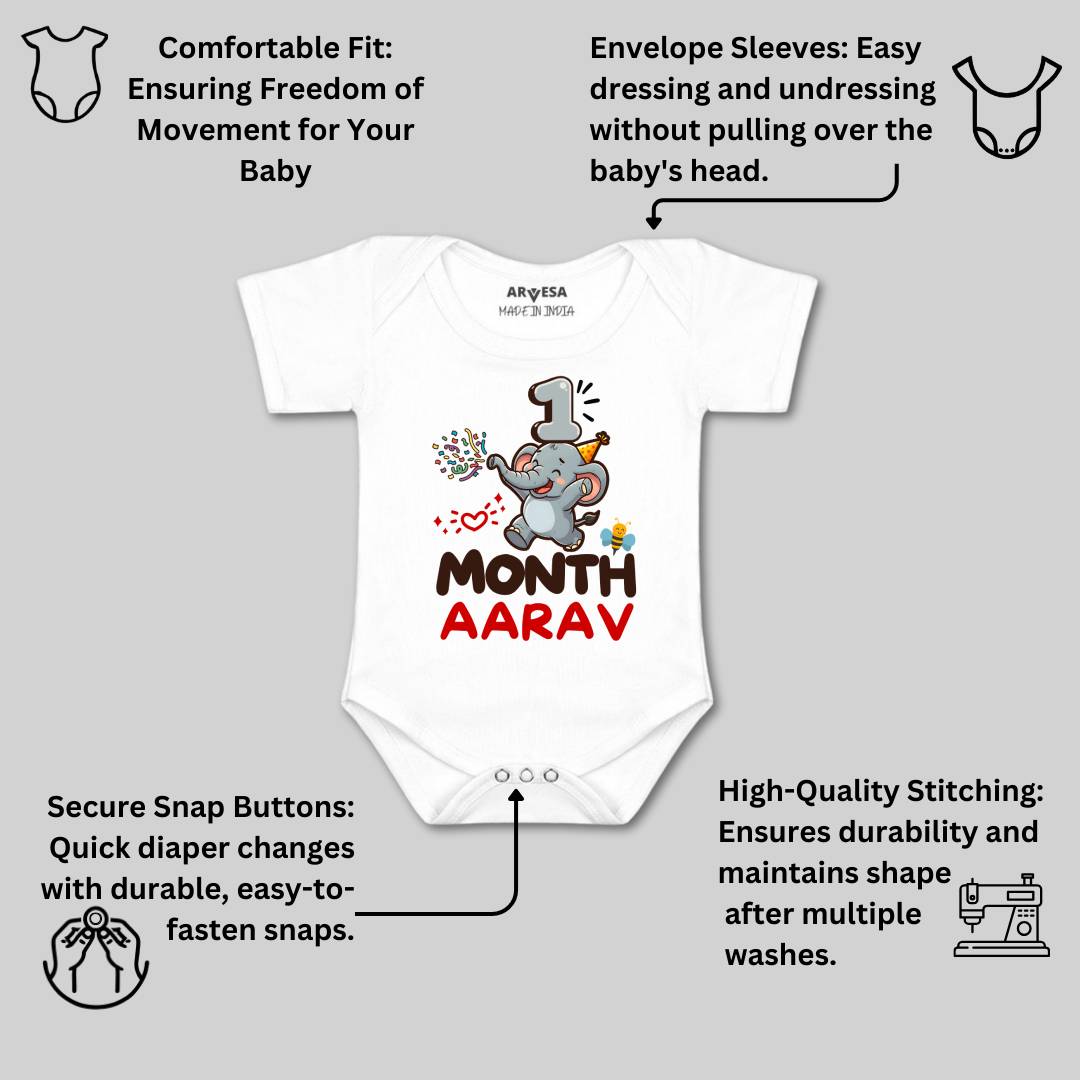 Arvesa 1 Month Baby Boy & Girl Dress