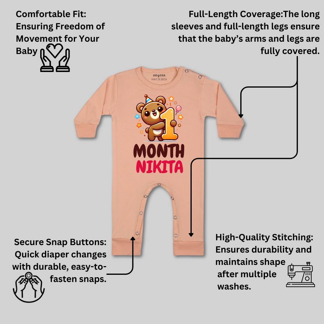 Arvesa 1 Month Baby Boy & Girl Dress