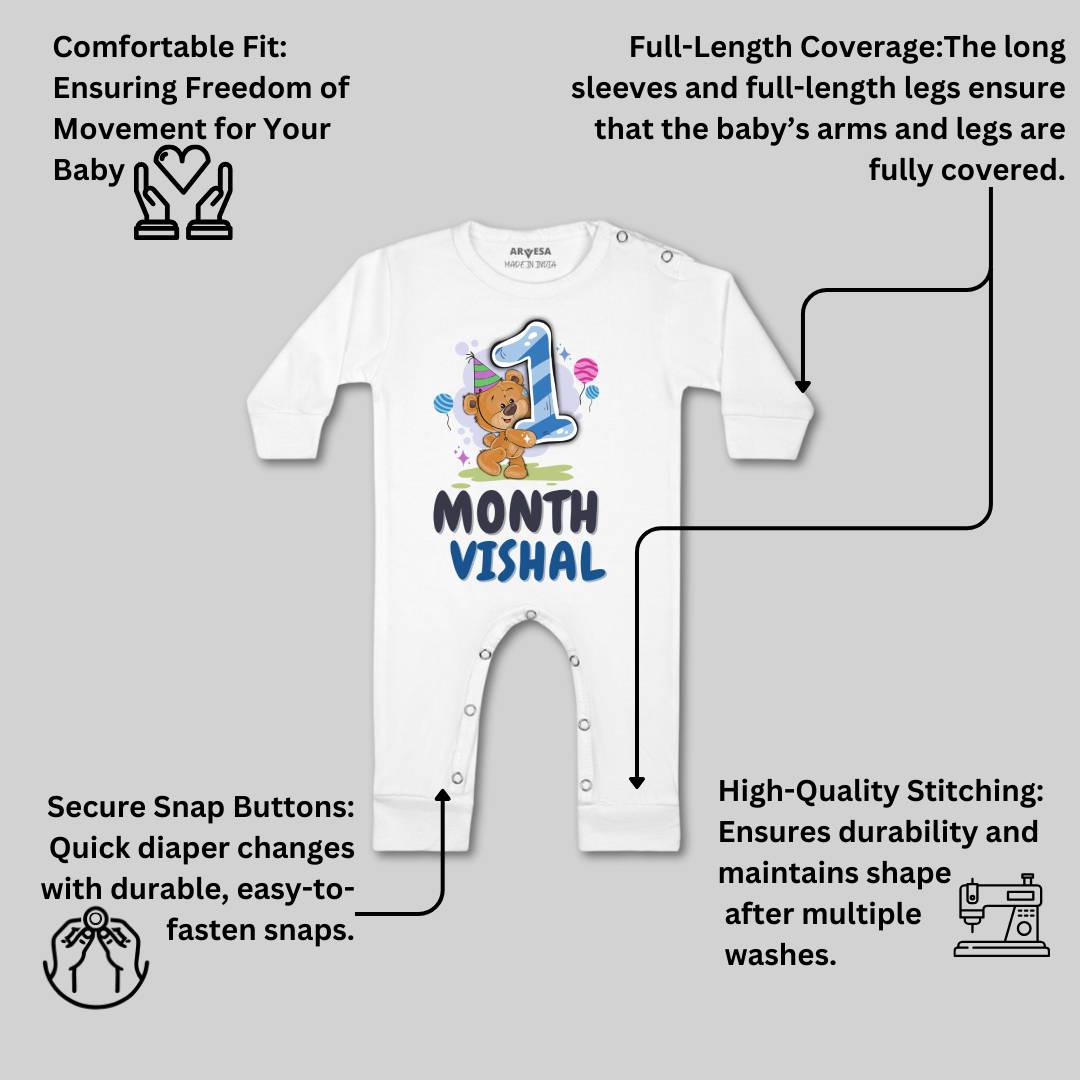 Arvesa 1 Month Baby Boy & Girl Dress