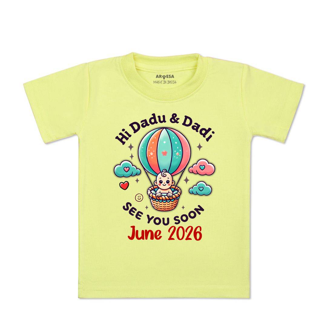 Arvesa Hi Dadu & Dadi See You Soon Baby Boy & Girl Dress