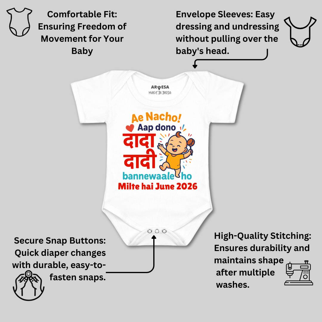 Arvesa Dada Dadi Bannewale Ho Baby Boy & Girl Dress