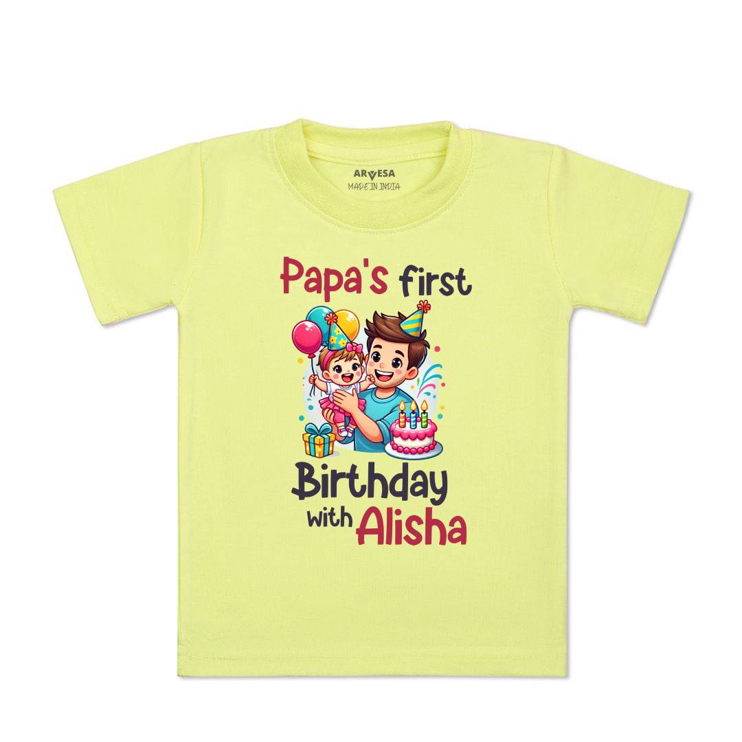 Arvesa Papa First Birthday With Me Baby Boy & Girl Dress