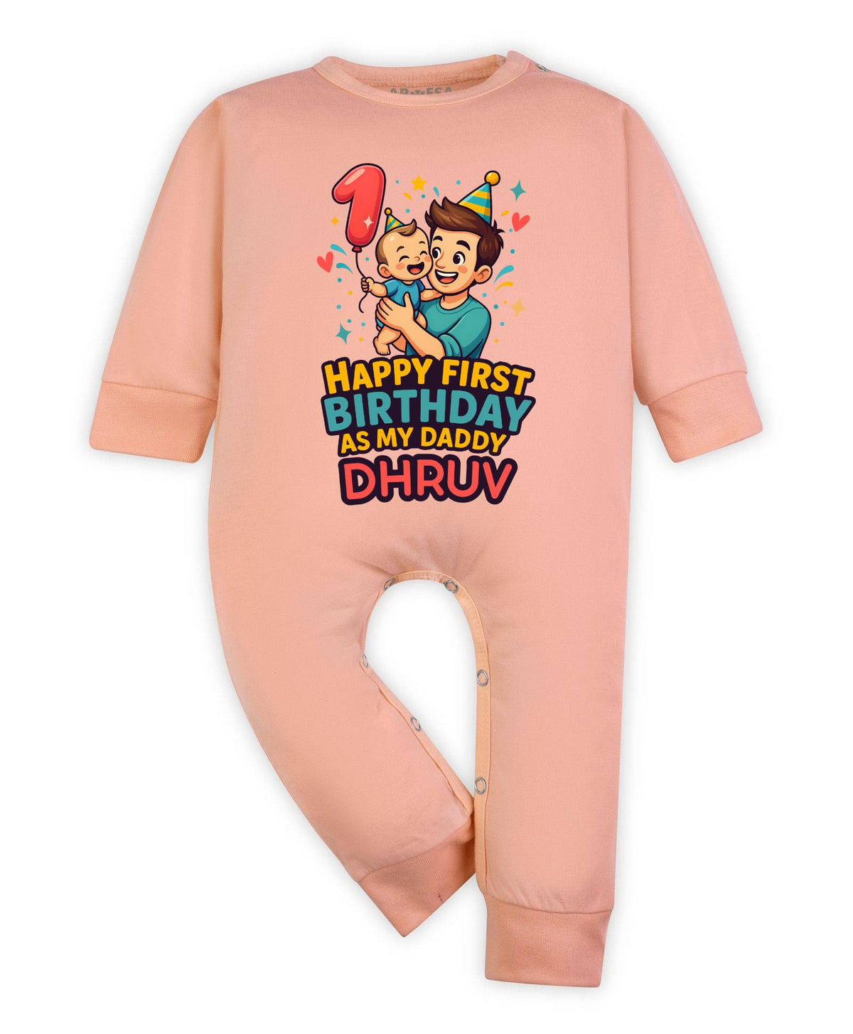 Happy First Birthday As My Daddy Dad Birthday - Jumpsuit