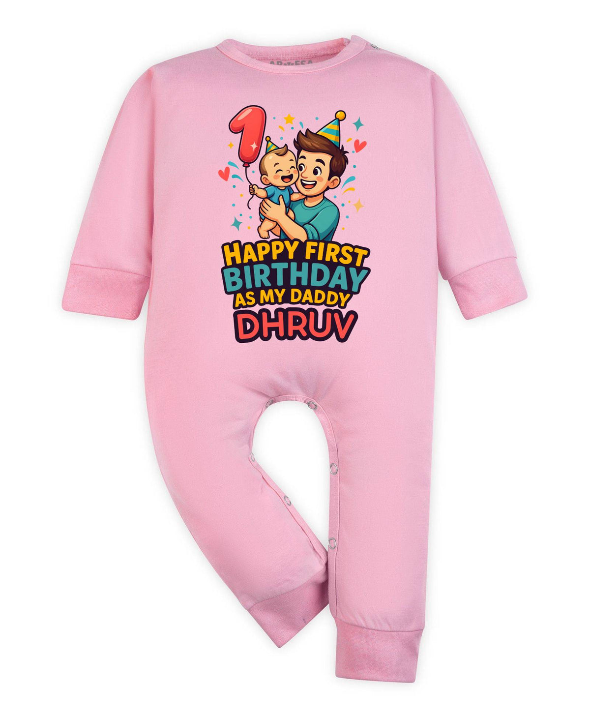 Happy First Birthday As My Daddy Dad Birthday - Jumpsuit