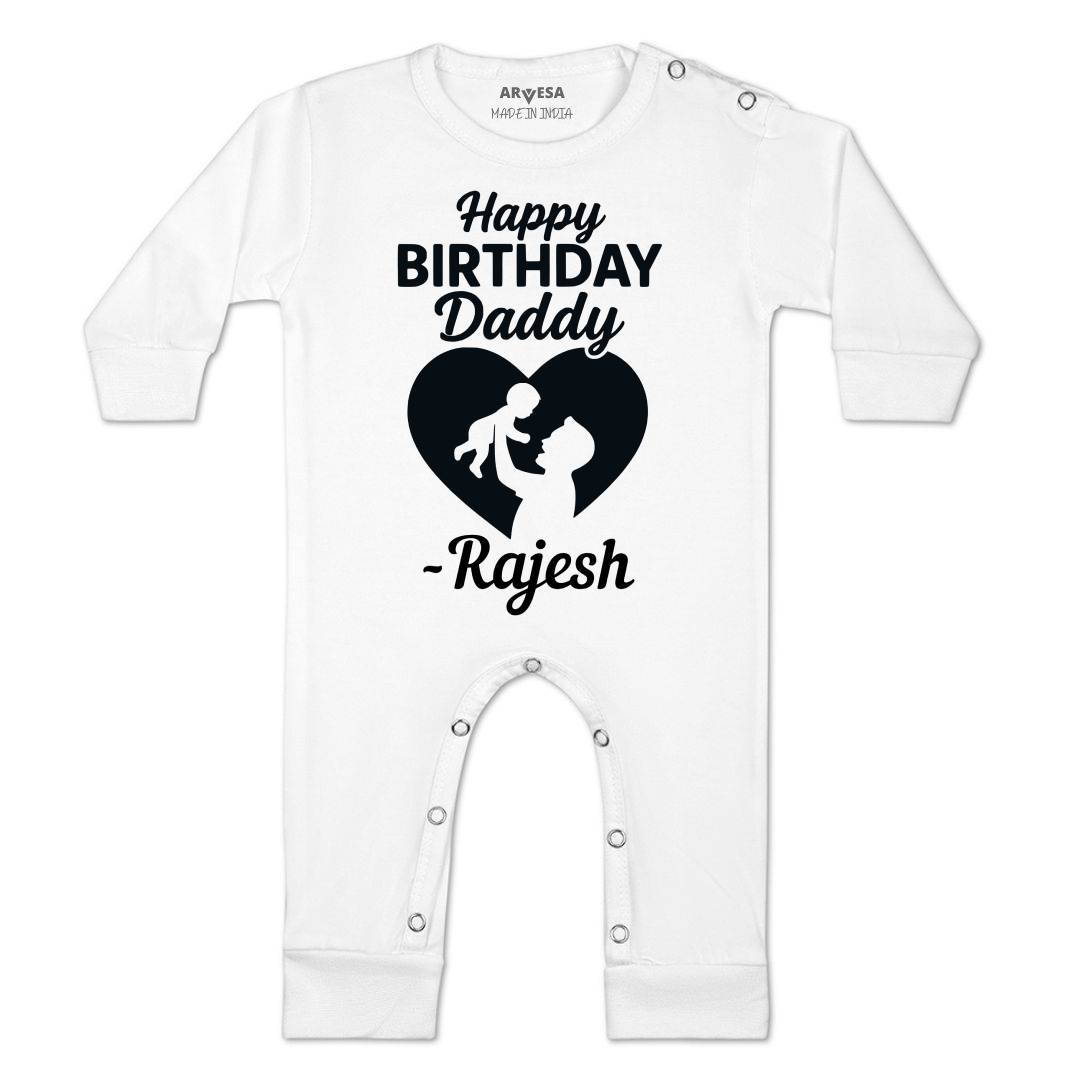 Arvesa Happy Birthday Daddy Baby Boy & Girl Dress