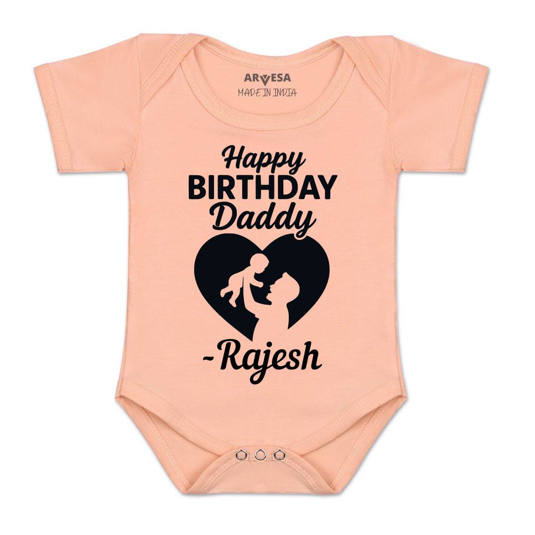 Arvesa Happy Birthday Daddy Baby Boy & Girl Dress