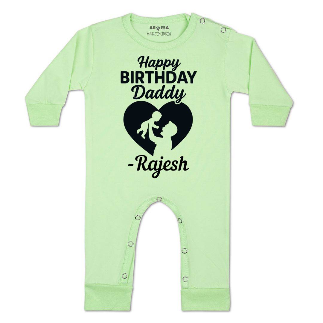 Arvesa Happy Birthday Daddy Baby Boy & Girl Dress
