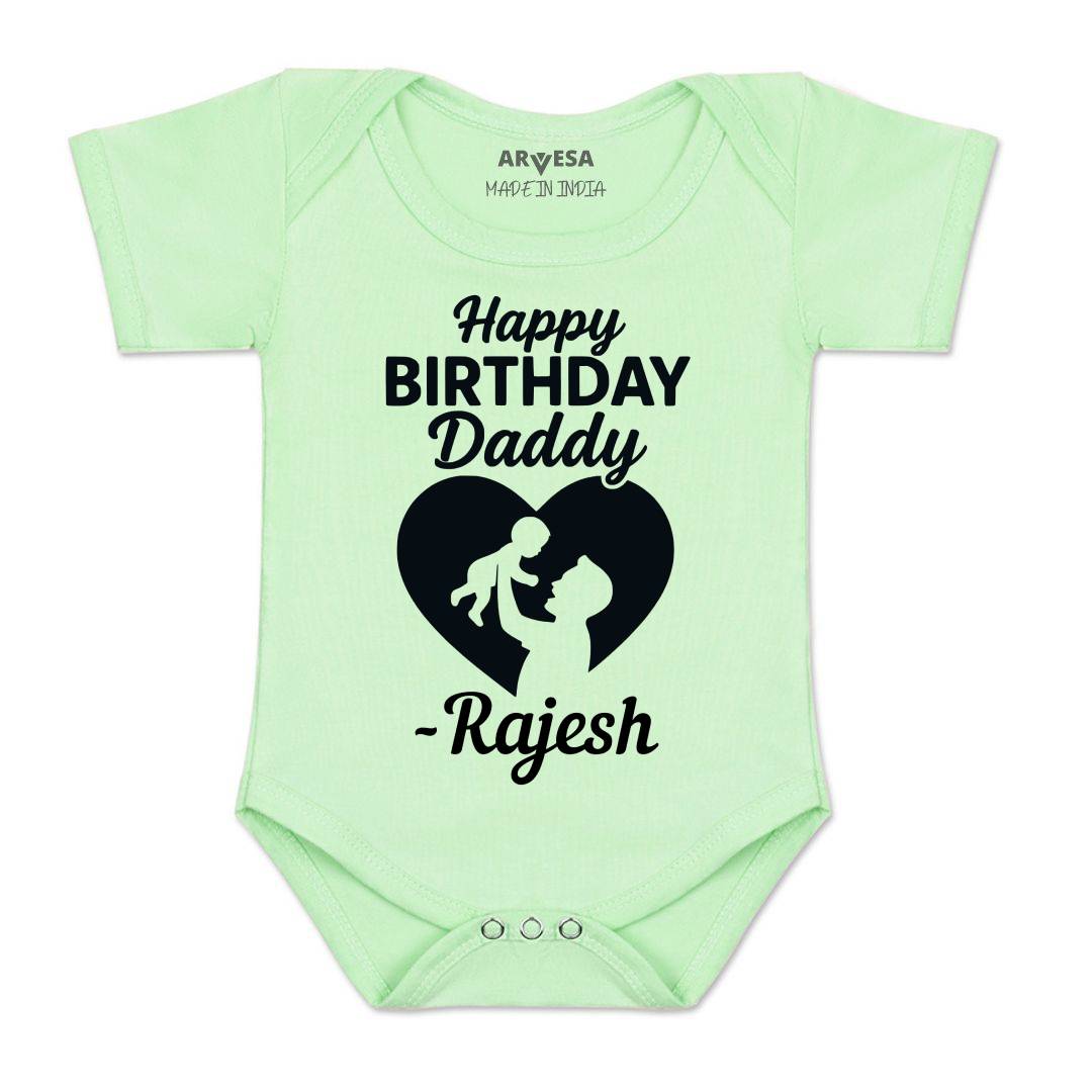 Arvesa Happy Birthday Daddy Baby Boy & Girl Dress