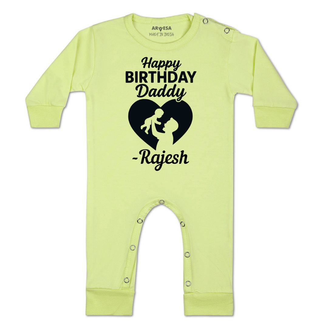 Arvesa Happy Birthday Daddy Baby Boy & Girl Dress