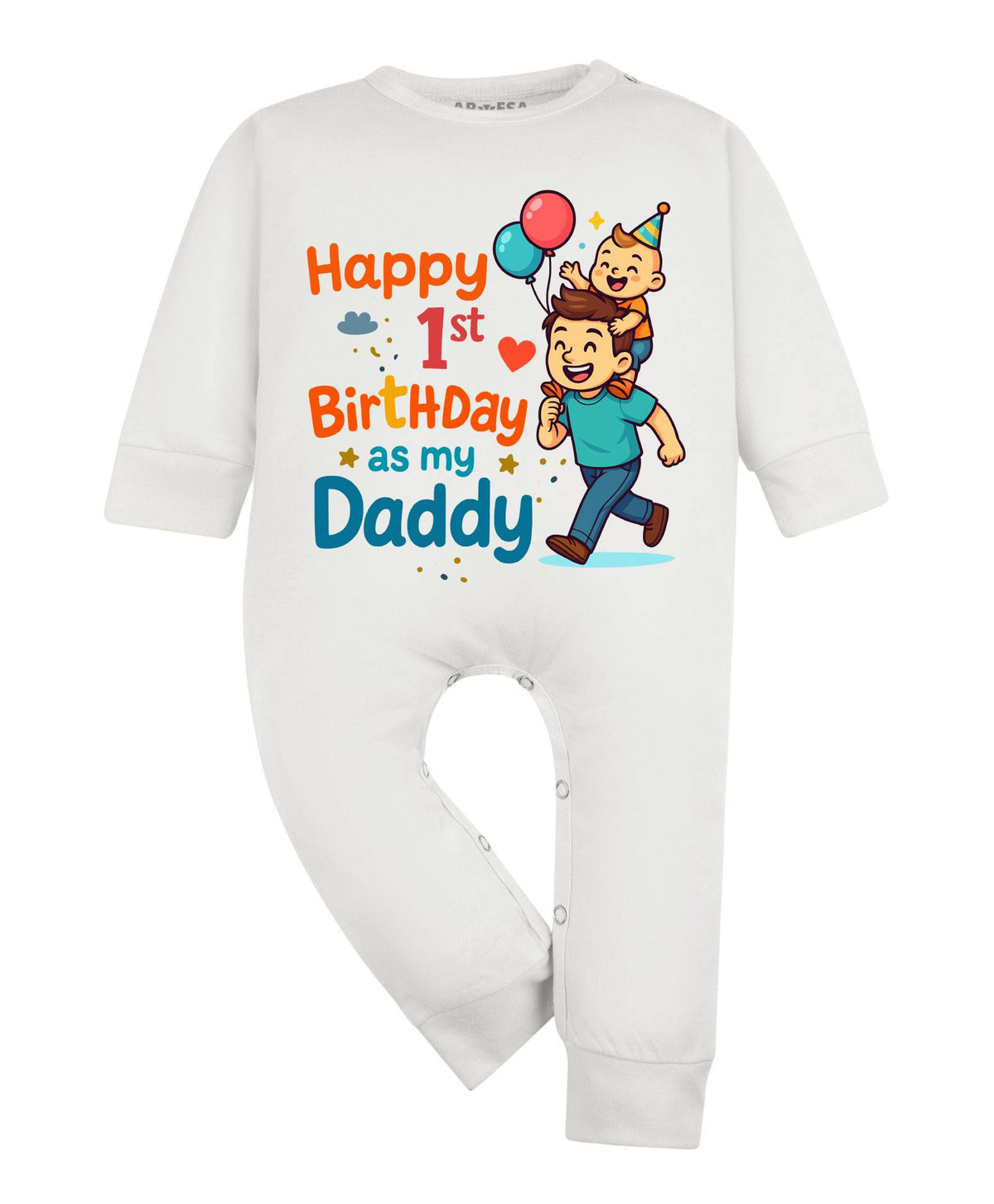 Happy First Birthday As My Daddy Dad Birthday - Jumpsuit