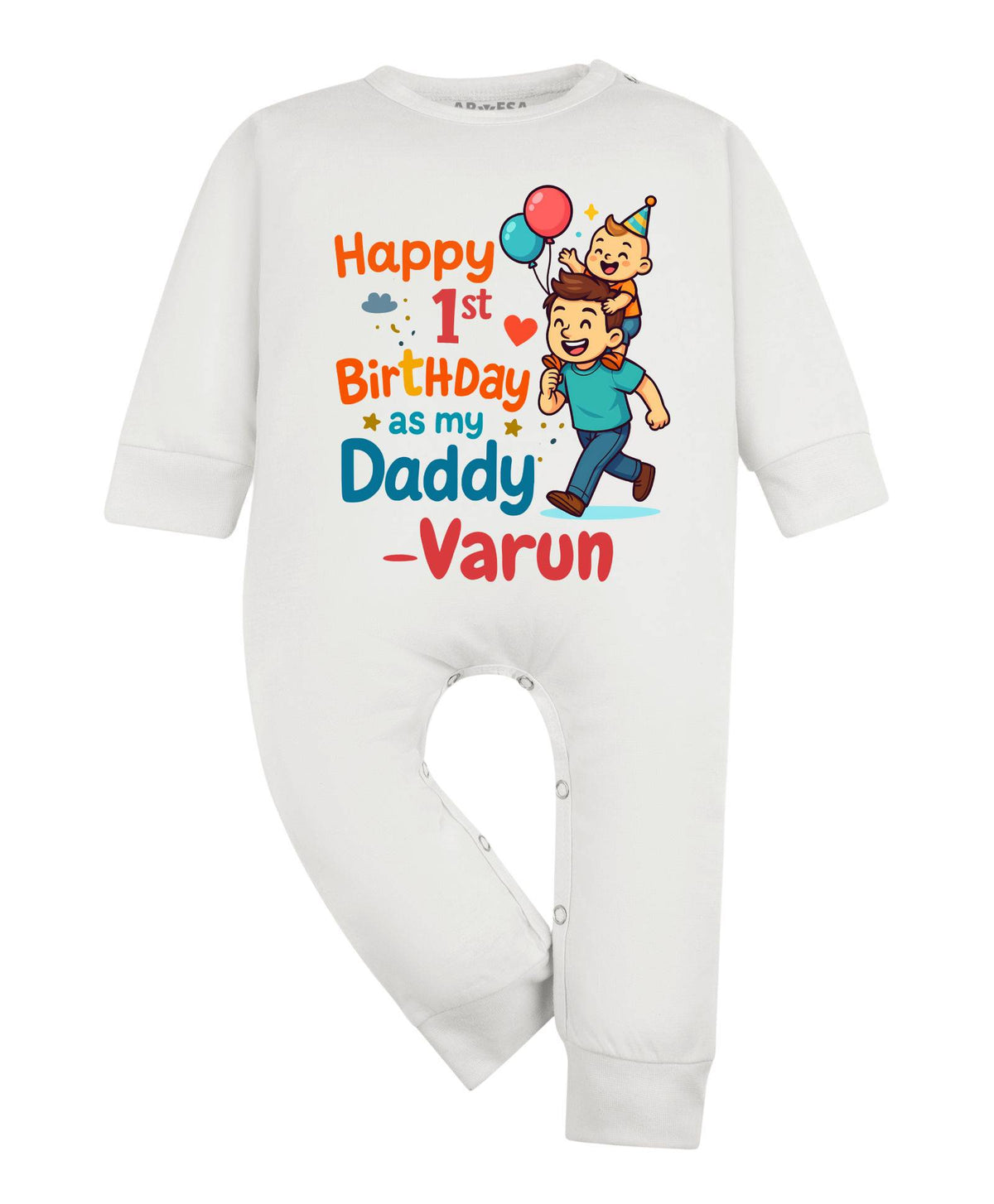 Happy First Birthday As My Daddy Dad Birthday - Jumpsuit