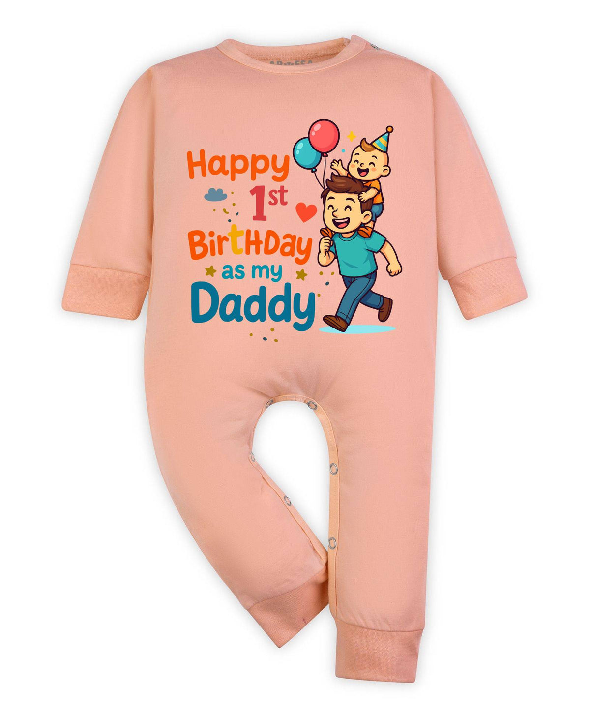 Happy First Birthday As My Daddy Dad Birthday - Jumpsuit