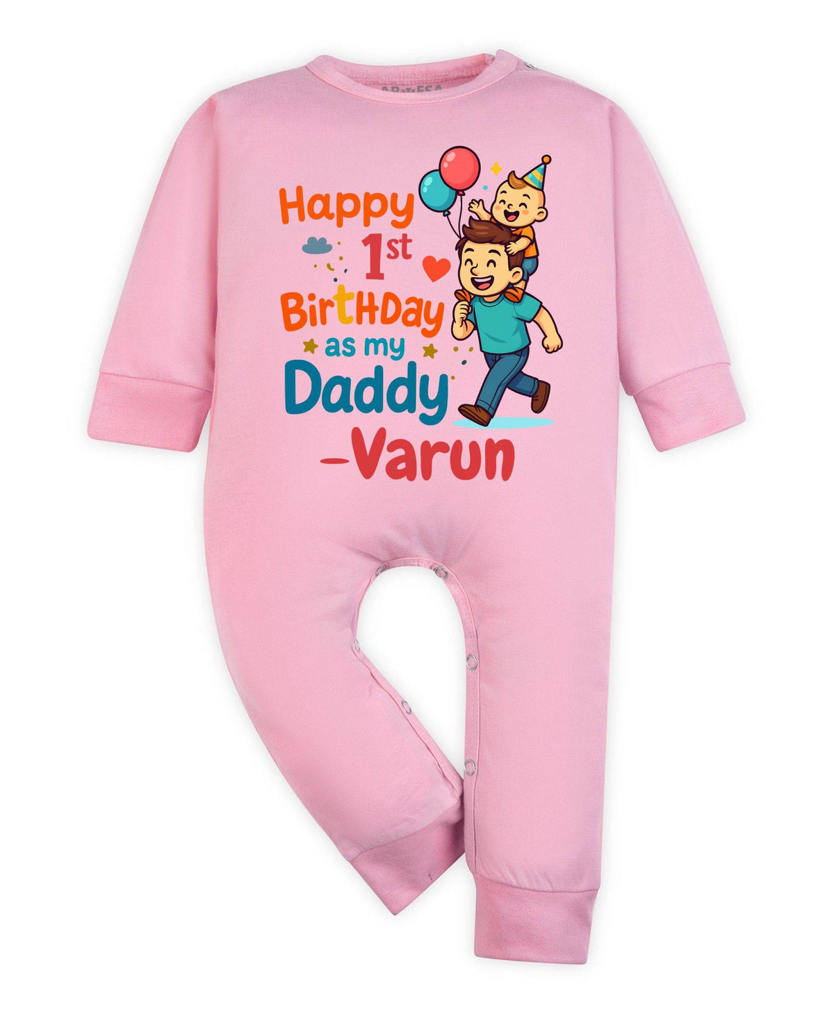 Happy First Birthday As My Daddy Dad Birthday - Jumpsuit