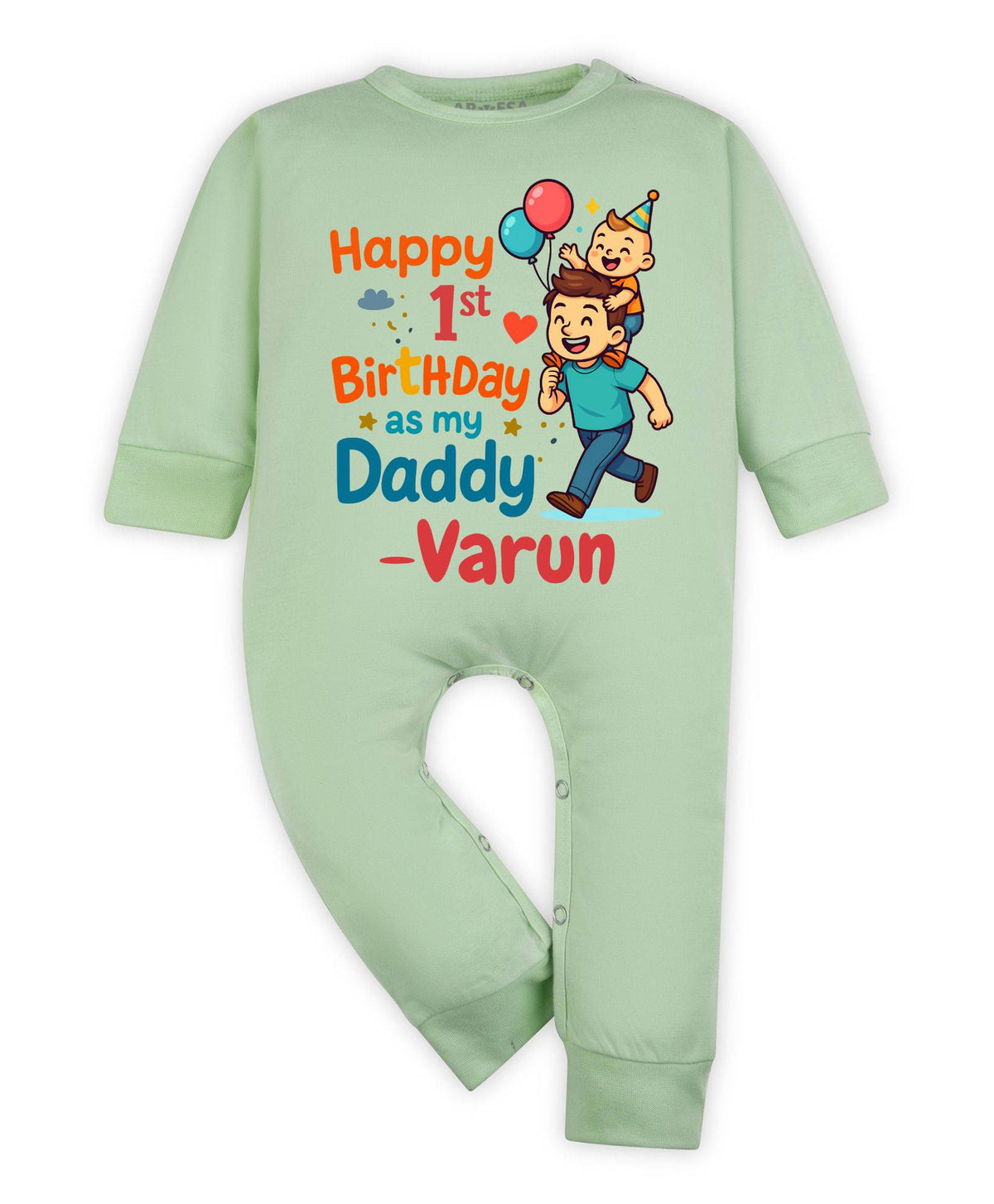 Happy First Birthday As My Daddy Dad Birthday - Jumpsuit