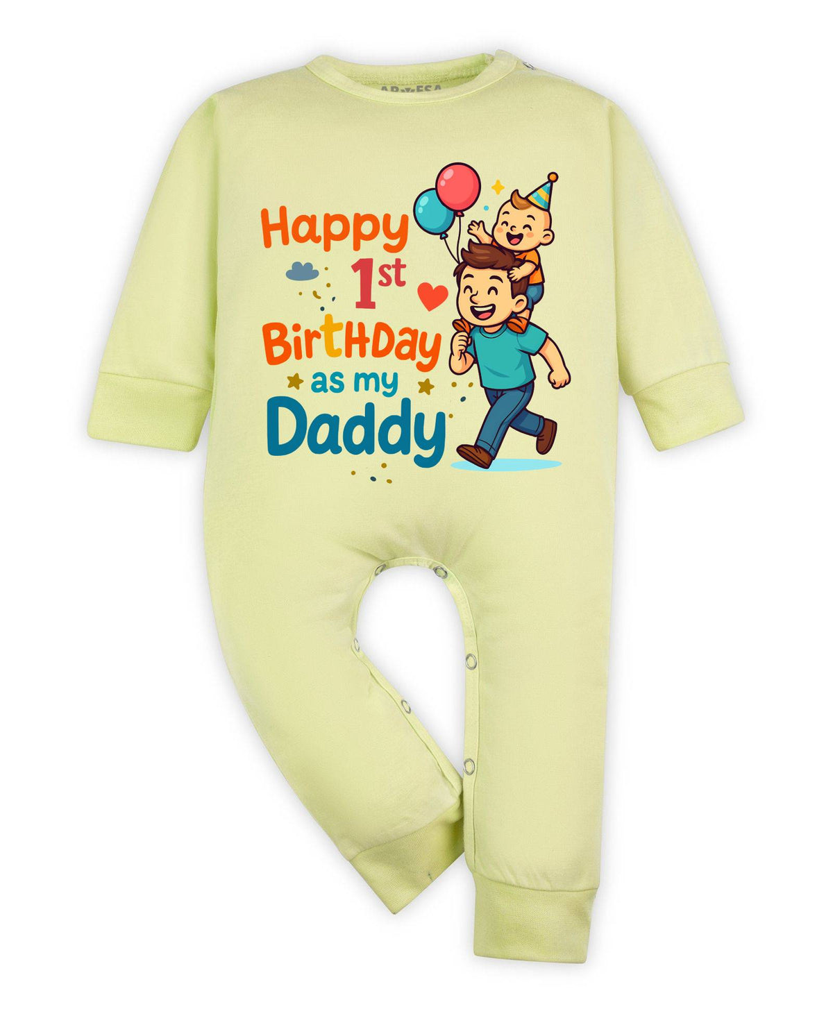 Happy First Birthday As My Daddy Dad Birthday - Jumpsuit