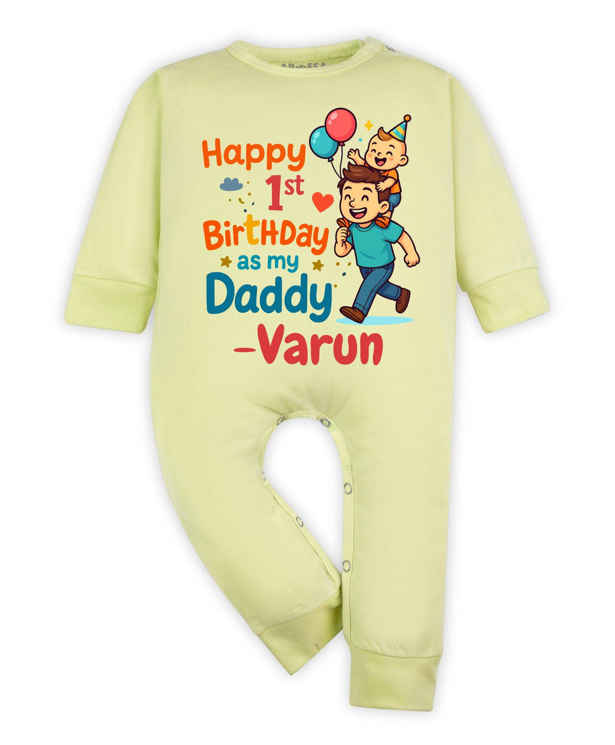 Happy First Birthday As My Daddy Dad Birthday - Jumpsuit