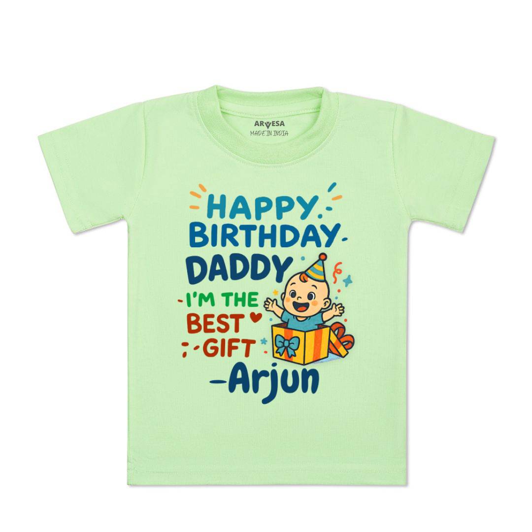 Arvesa Happy Birthday Daddy I'm The Best Gift Baby Boy & Girl Dress