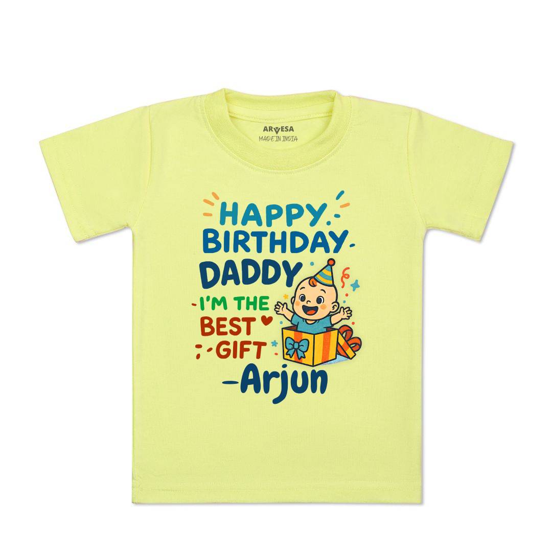 Arvesa Happy Birthday Daddy I'm The Best Gift Baby Boy & Girl Dress