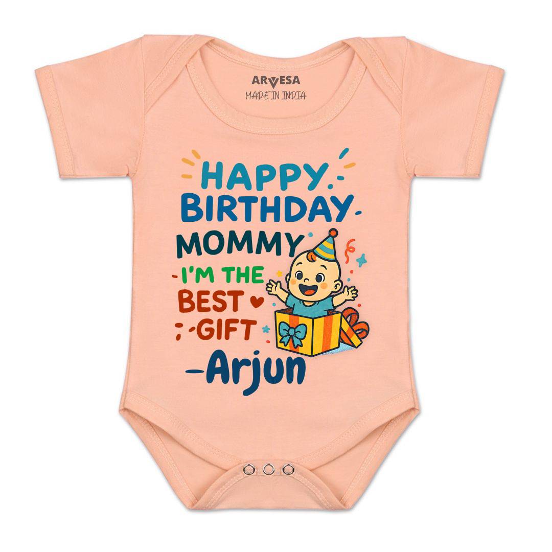 Arvesa Happy Birthday Mommy I'm The Best Gift Baby Boy & Girl Dress