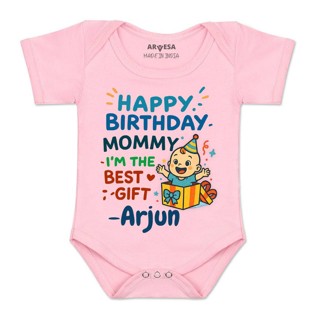 Arvesa Happy Birthday Mommy I'm The Best Gift Baby Boy & Girl Dress