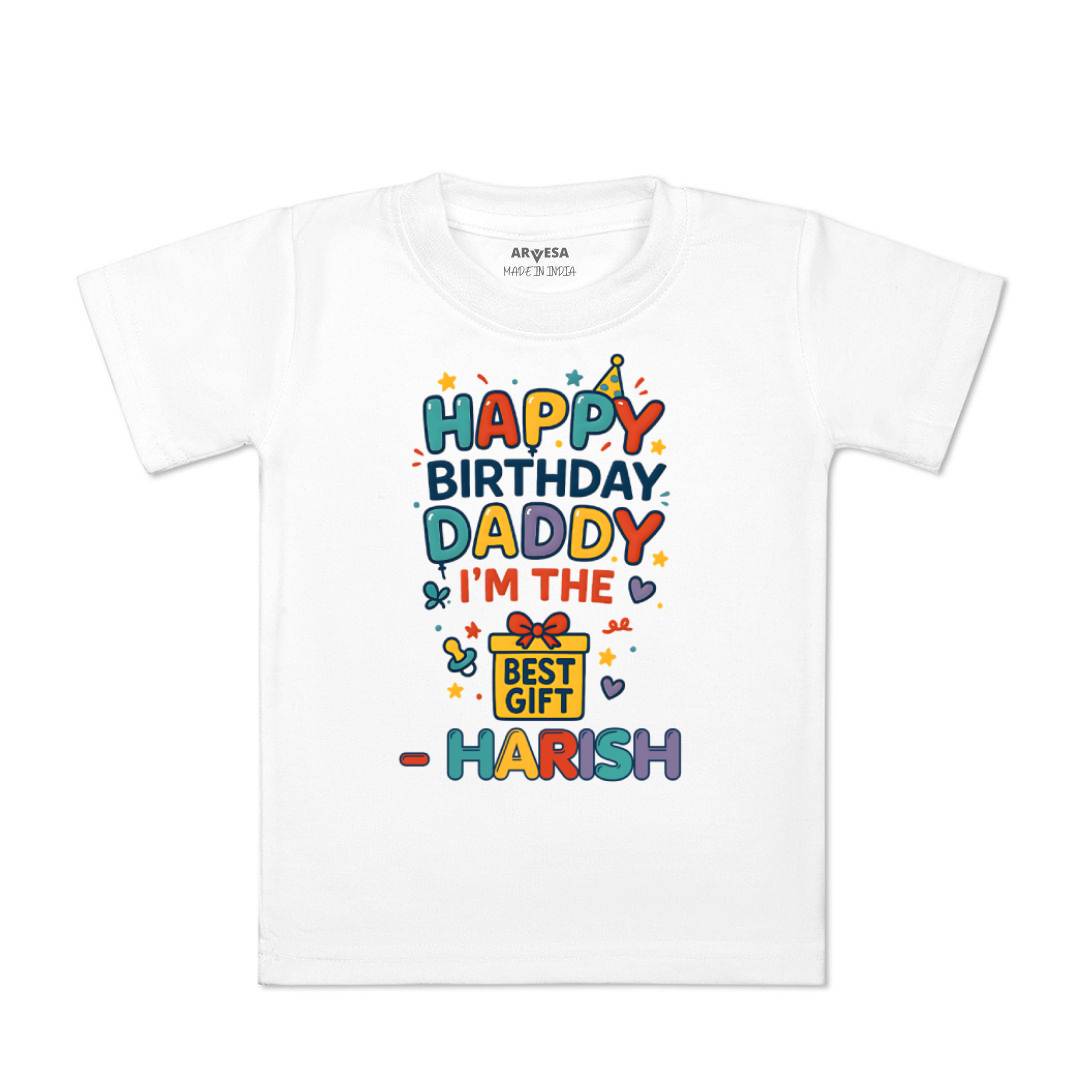 Arvesa Happy Birthday Daddy I'm The Best Gift Baby Boy & Girl Dress