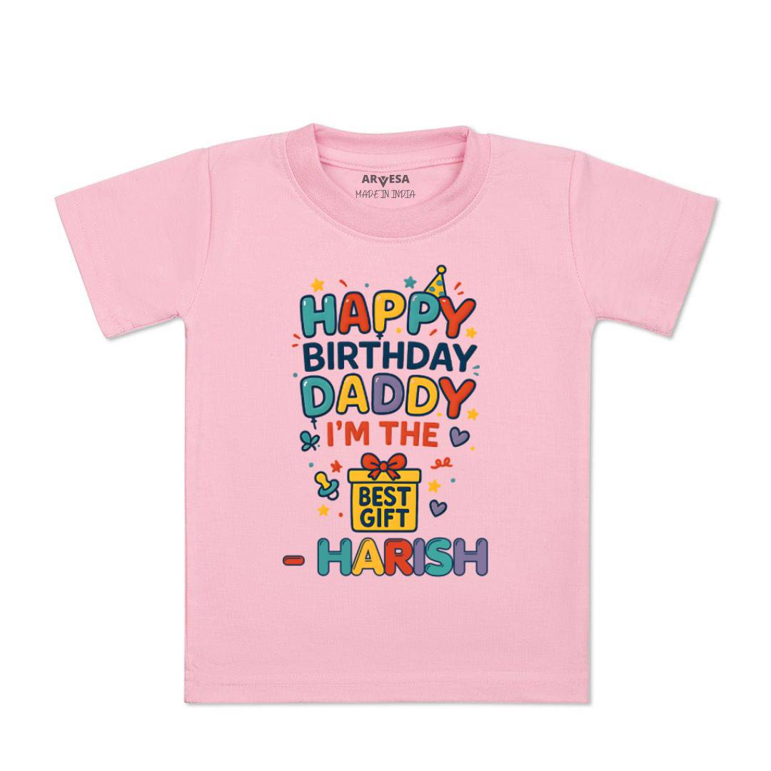 Arvesa Happy Birthday Daddy I'm The Best Gift Baby Boy & Girl Dress