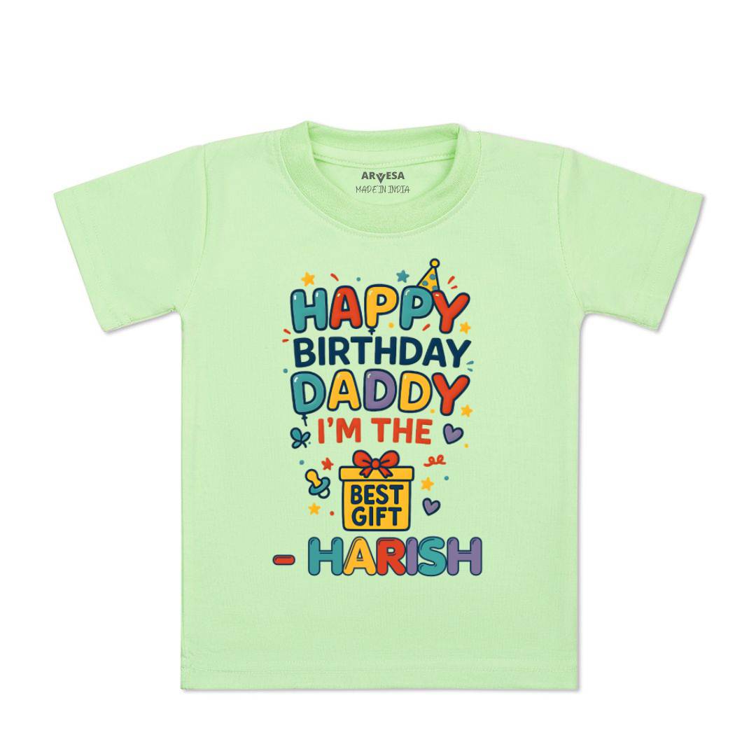Arvesa Happy Birthday Daddy I'm The Best Gift Baby Boy & Girl Dress