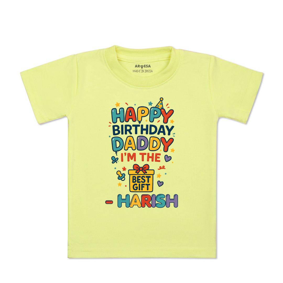 Arvesa Happy Birthday Daddy I'm The Best Gift Baby Boy & Girl Dress