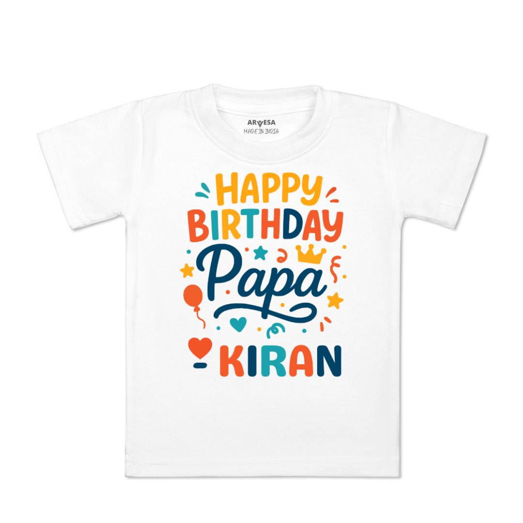 Arvesa Happy Birthday Papa Baby Boy & Girl Dress