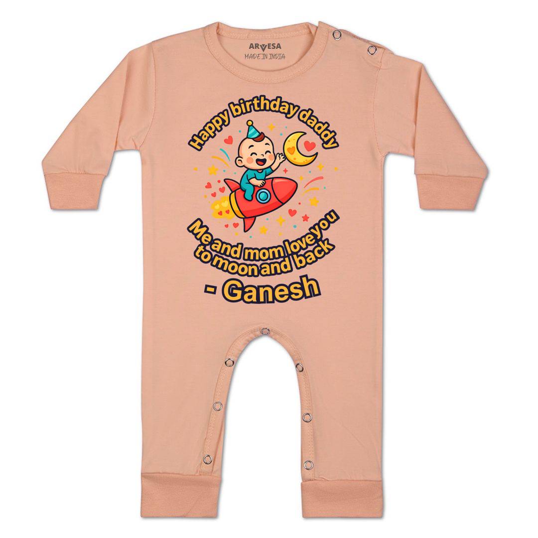 Arvesa Happy Birthday Daddy Baby Boy & Girl Dress