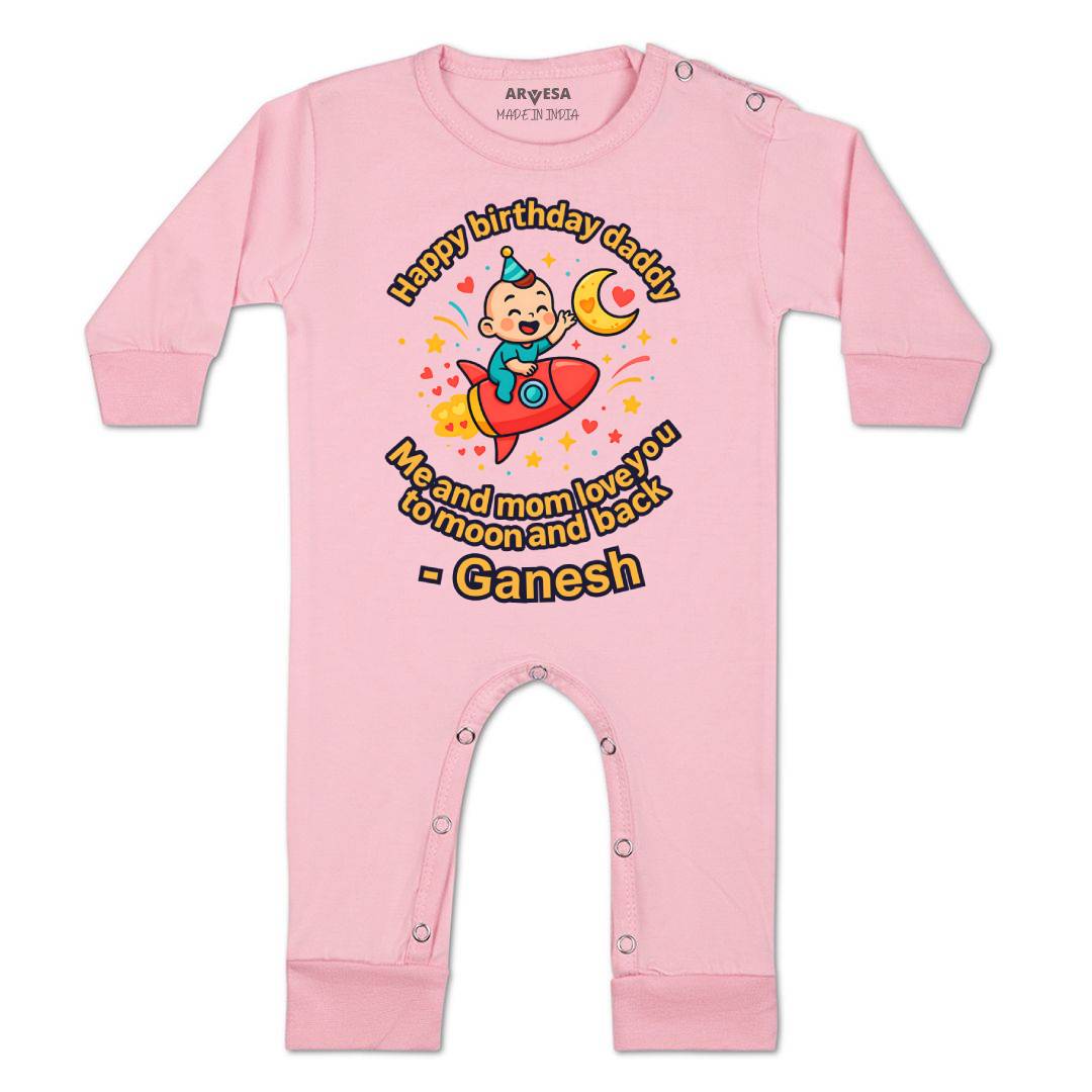 Arvesa Happy Birthday Daddy Baby Boy & Girl Dress