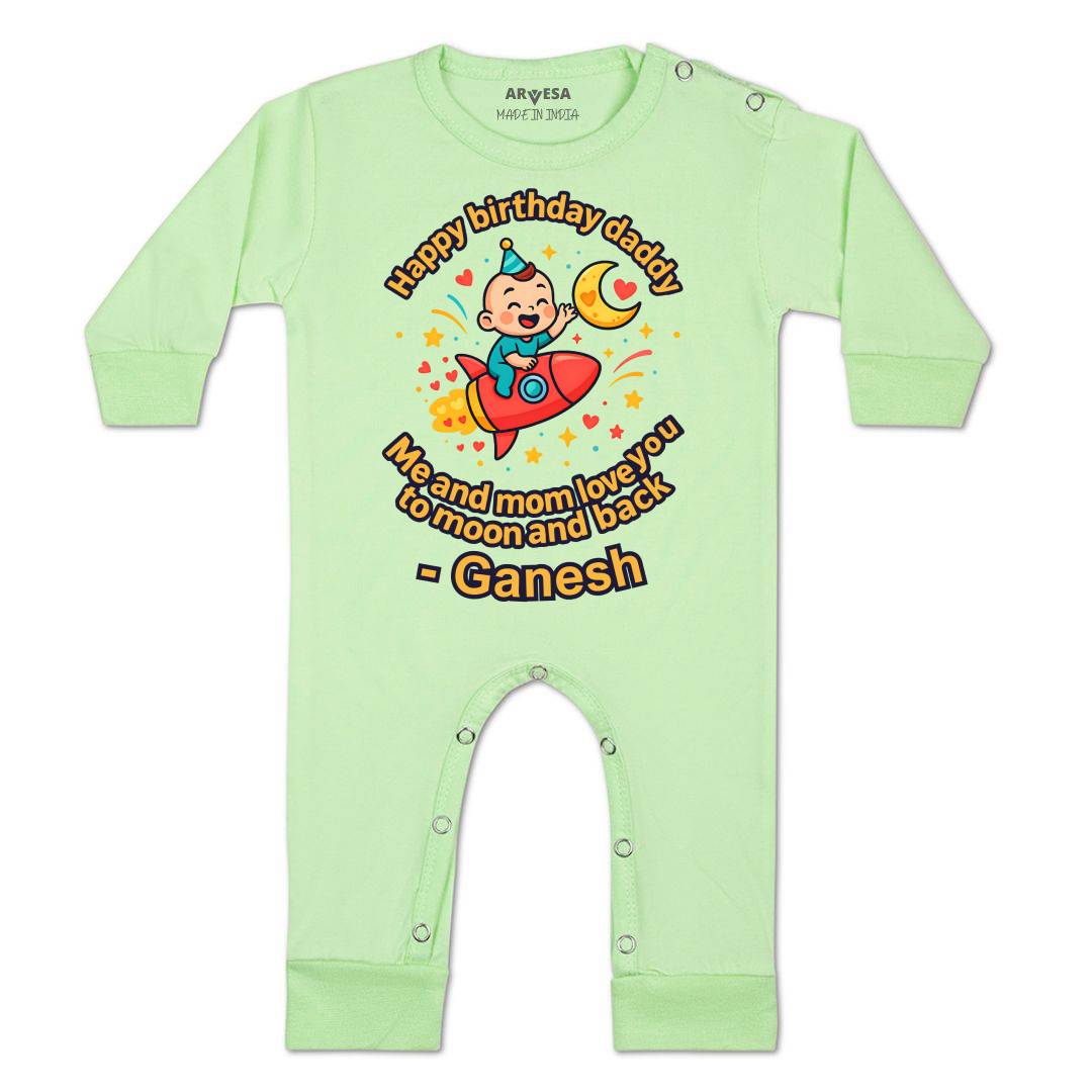 Arvesa Happy Birthday Daddy Baby Boy & Girl Dress