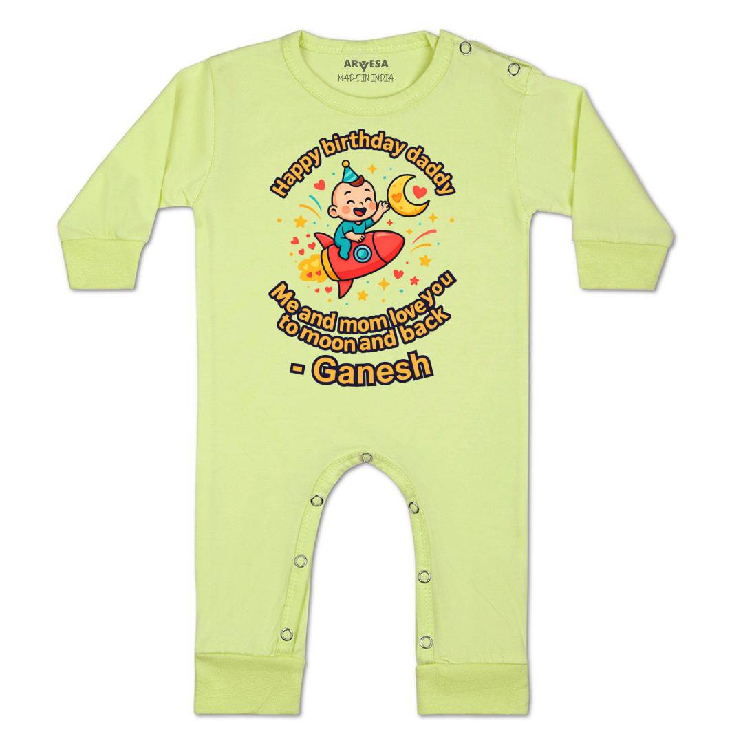 Arvesa Happy Birthday Daddy Baby Boy & Girl Dress