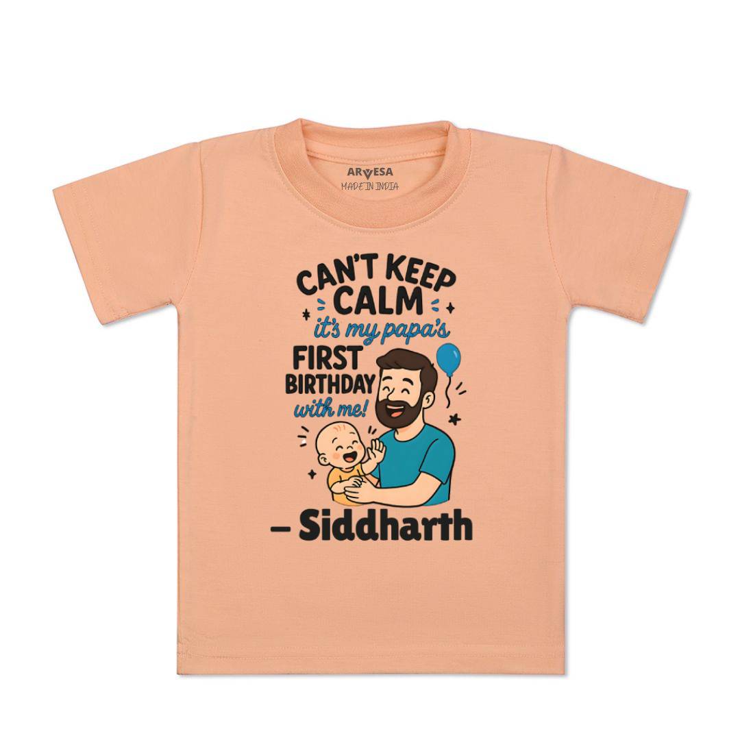 Arvesa Cant Keep Calm Its My Papa First Birthday Baby Boy & Girl Dress