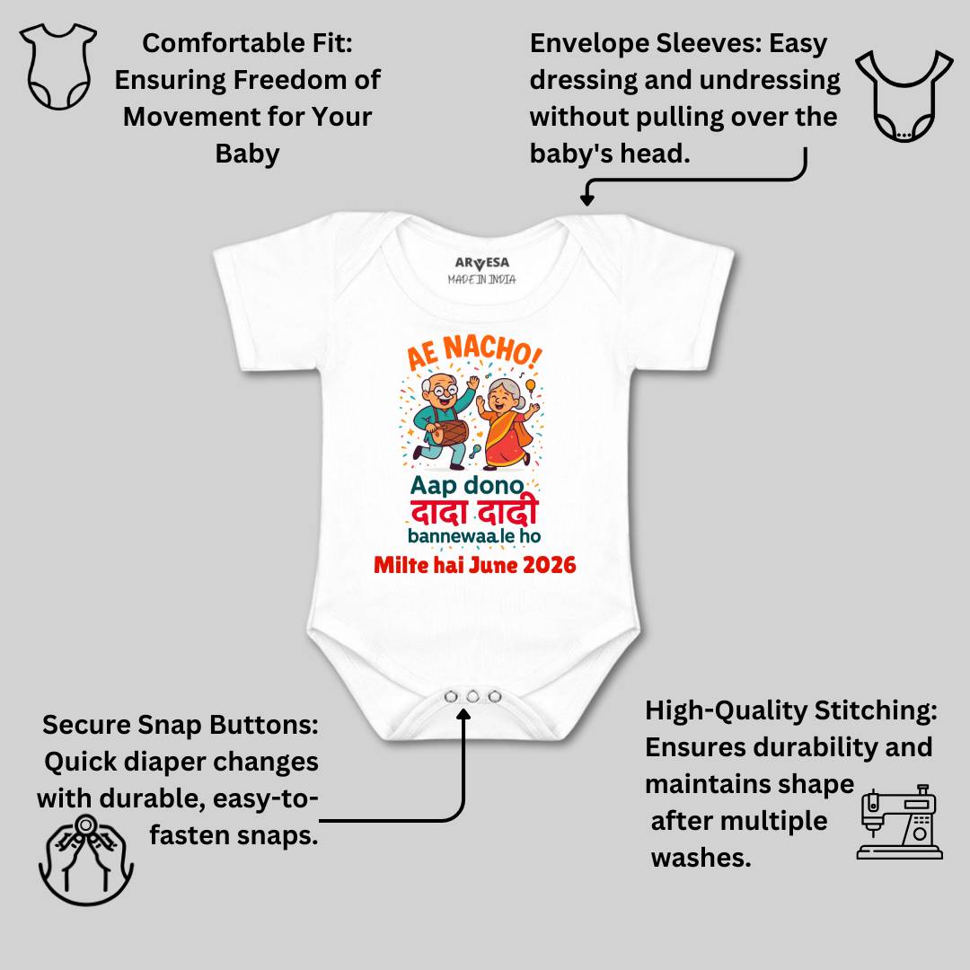 Arvesa Dada Dadi Bannewale Ho Baby Boy & Girl Dress