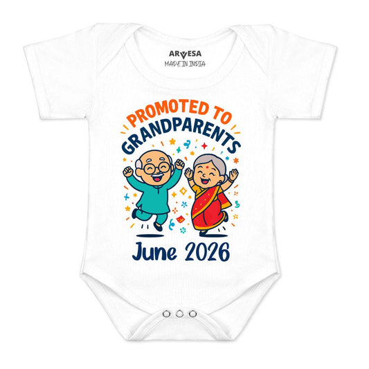 Arvesa Promoted To Grandparents Baby Boy & Girl Dress