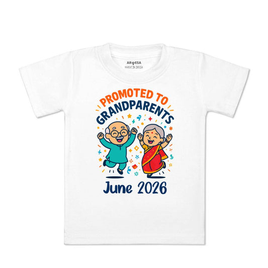 Arvesa Promoted To Grandparents Baby Boy & Girl Dress