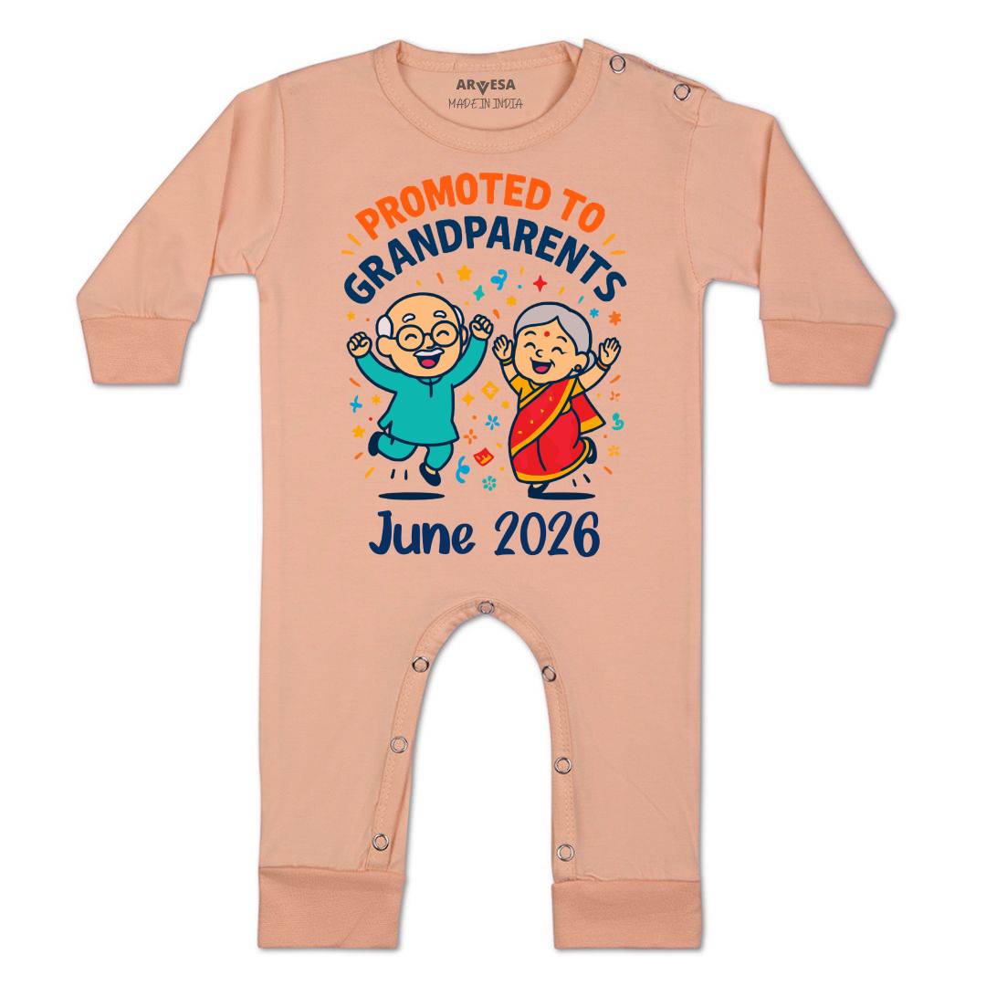 Arvesa Promoted To Grandparents Baby Boy & Girl Dress