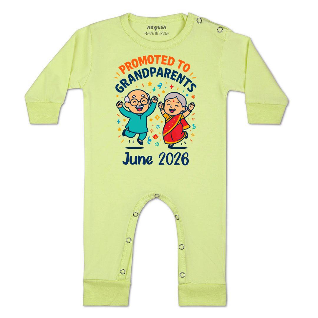 Arvesa Promoted To Grandparents Baby Boy & Girl Dress