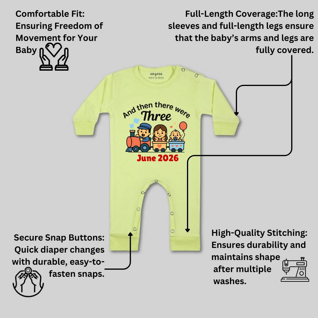 Arvesa And Then There Were Three Baby Boy & Girl Dress