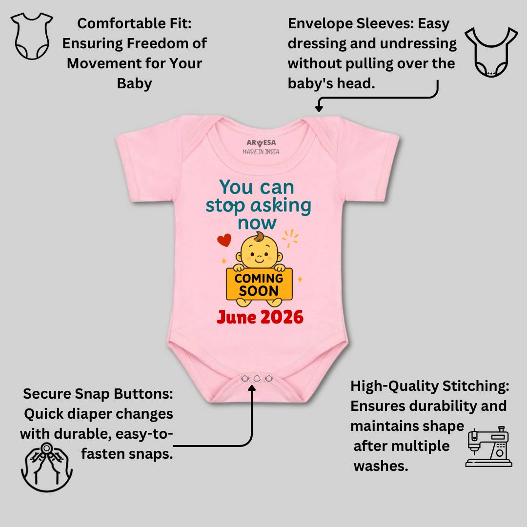 Arvesa Coming Soon Baby Boy & Girl Dress