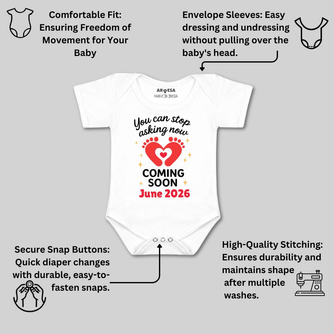 Arvesa Coming Soon Baby Boy & Girl Dress