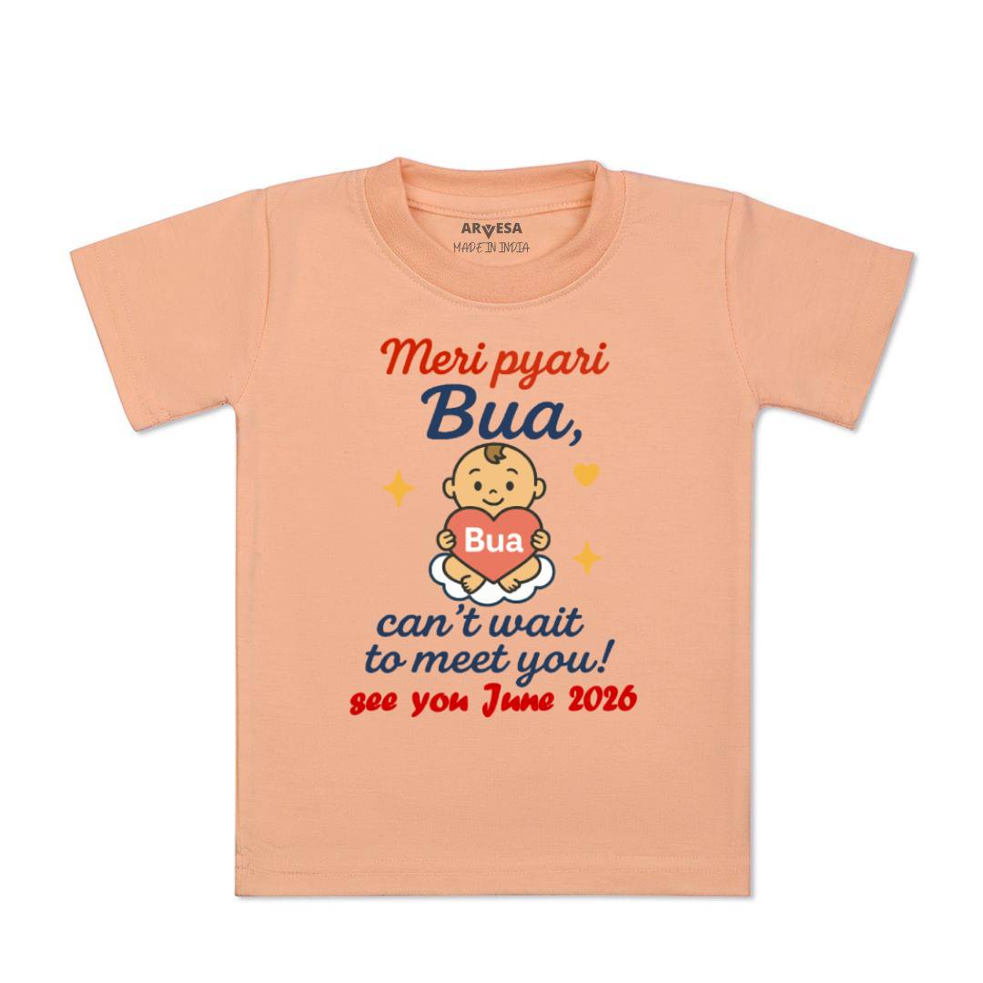 Arvesa Hello Bua I can't Wait To Meet You Baby Boy & Girl Dress